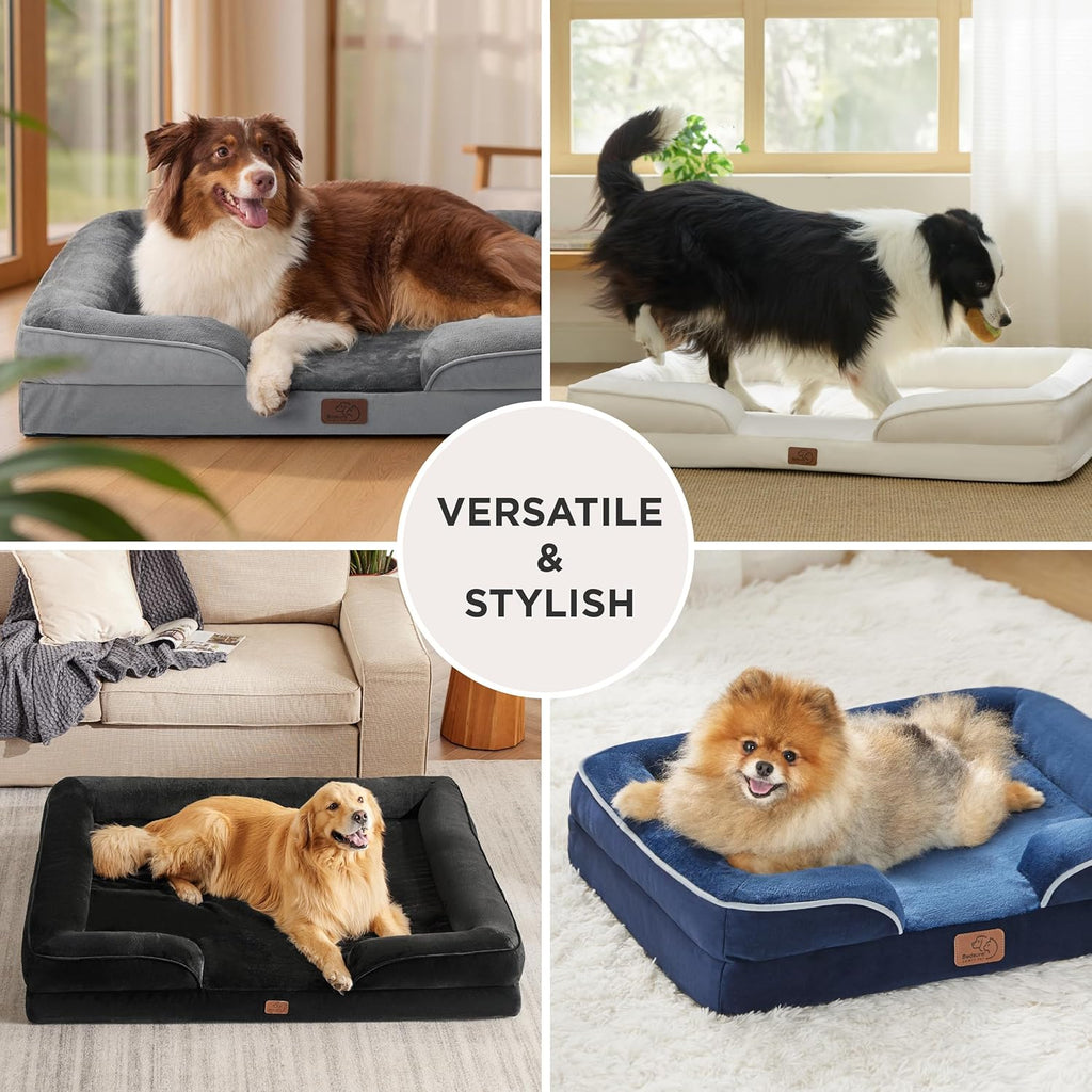 Orthopedic Sofa Pet Bed for Large Dogs & Cats – Waterproof, Washable & Non-Slip