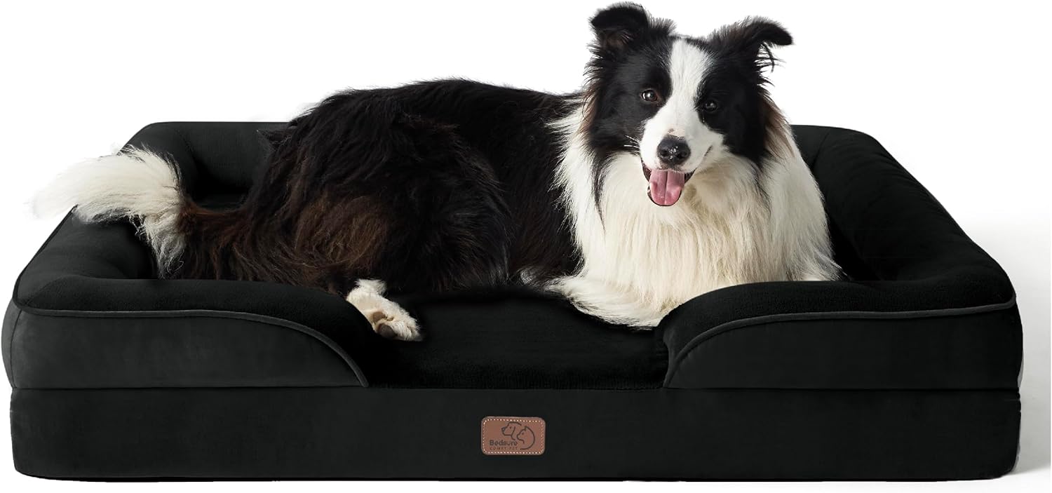 Orthopedic Sofa Pet Bed for Large Dogs & Cats – Waterproof, Washable & Non-Slip