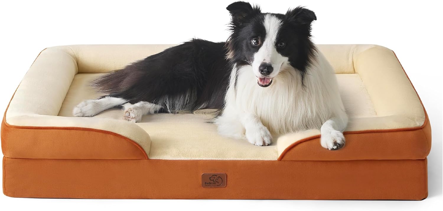 Orthopedic Sofa Pet Bed for Large Dogs & Cats – Waterproof, Washable & Non-Slip