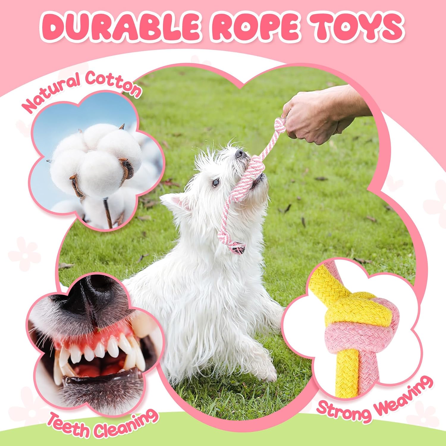 23-Pack Pink Puppy Toys Set – Ultimate Playtime Bundle for Small Dogs