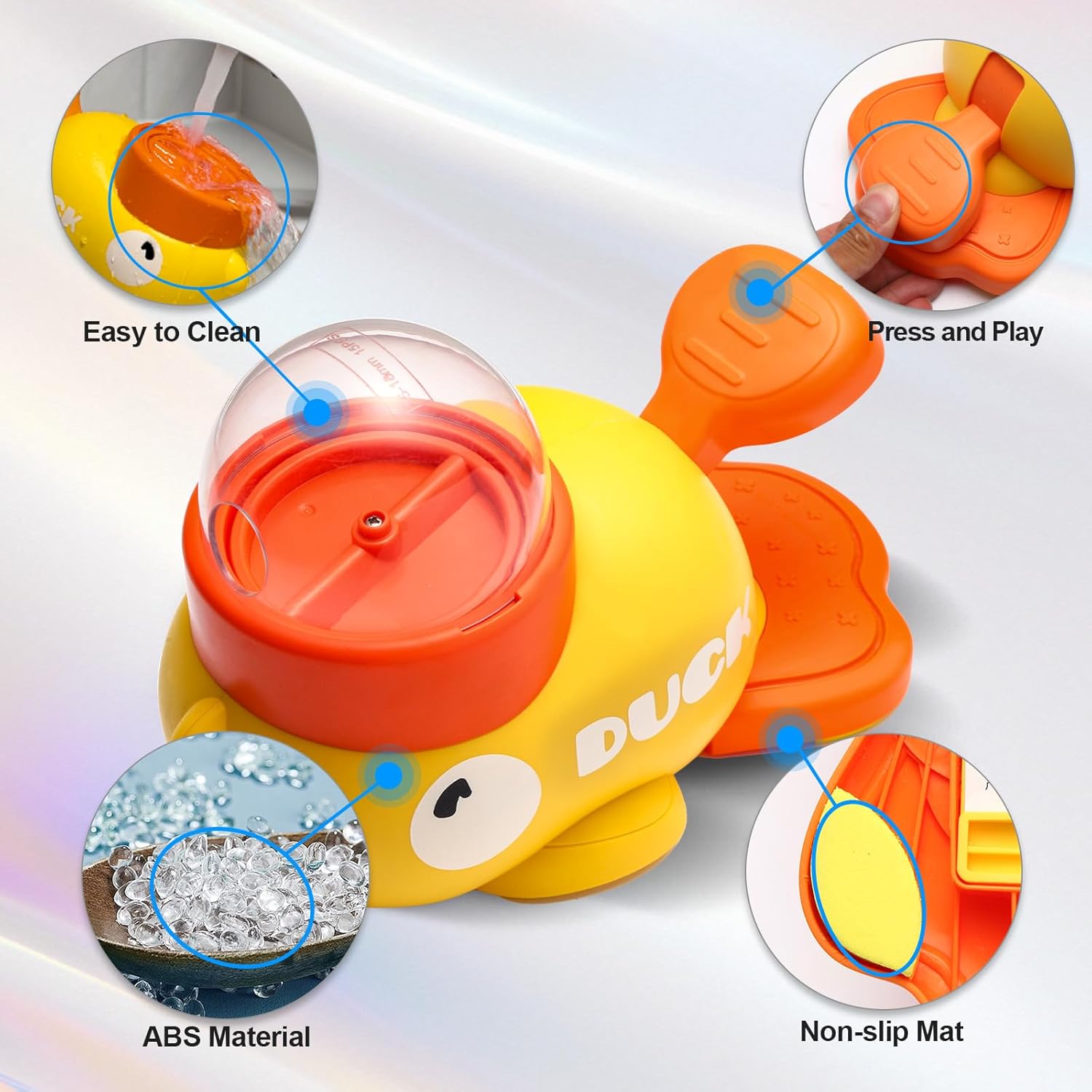 Duck-Shaped Slow Feeder & Treat Dispenser – IQ Puzzle Toy for Small to Medium Dogs and Cats